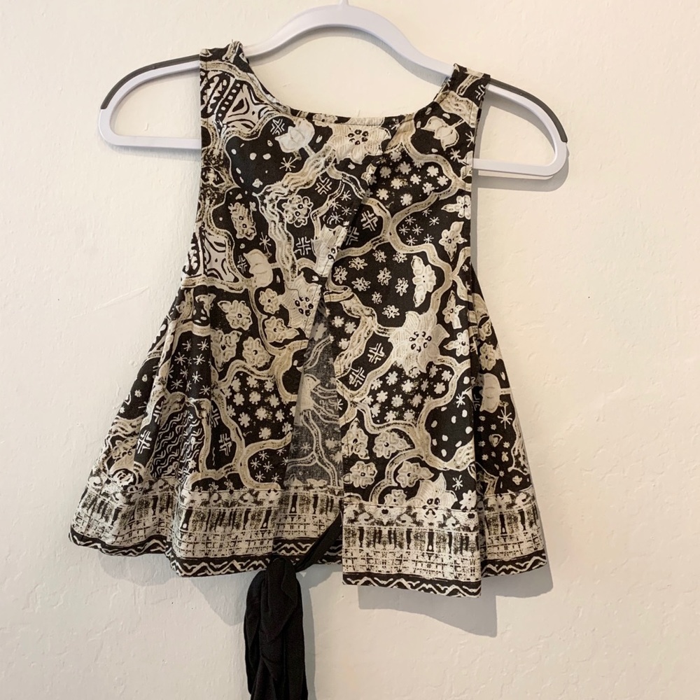 Free People Open Back Blouse Tank - Picture 3 of 5